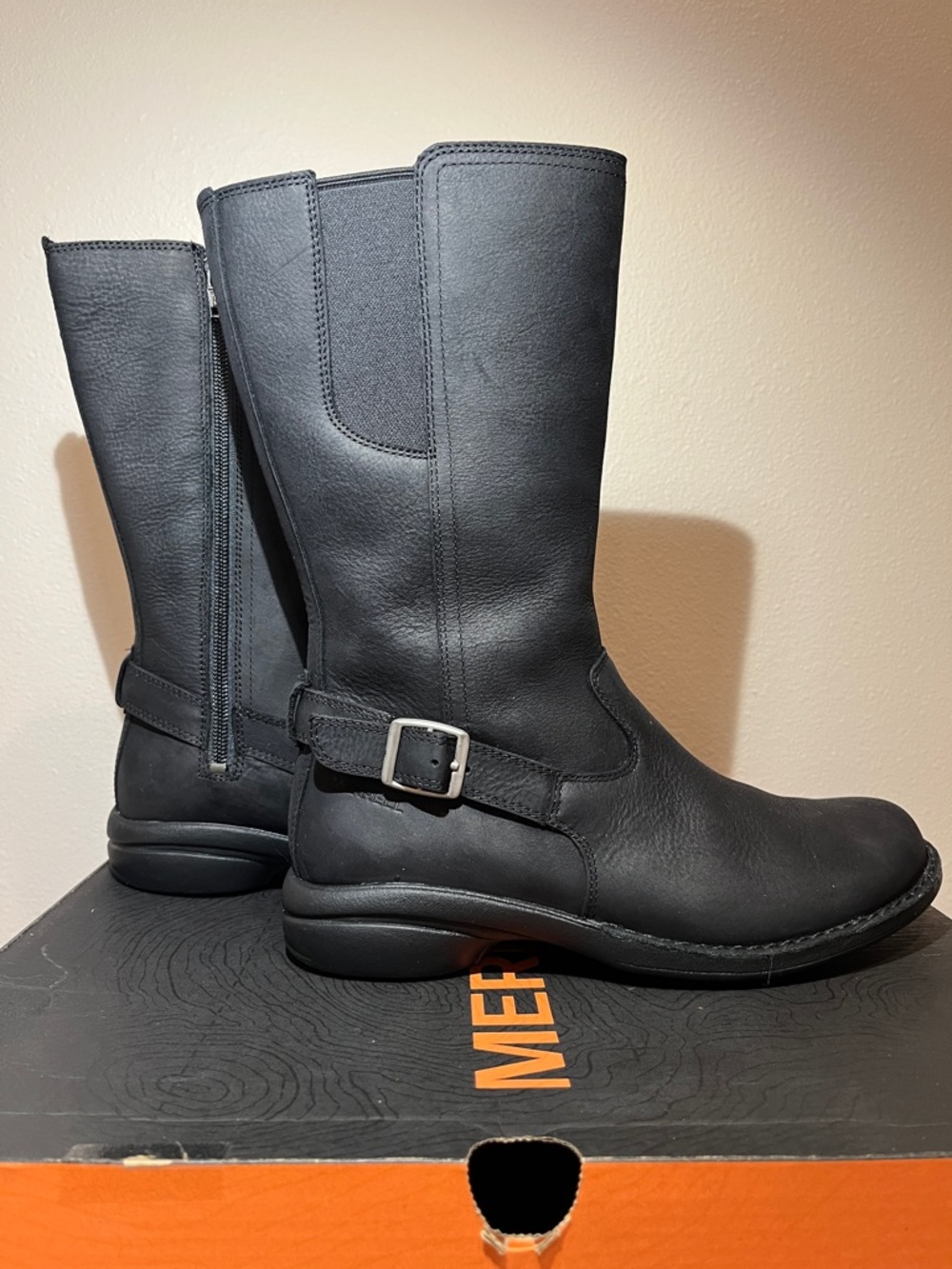 Merrell Andover Peak WP (Waterproof) Boots - Black - Picture 7 of 11